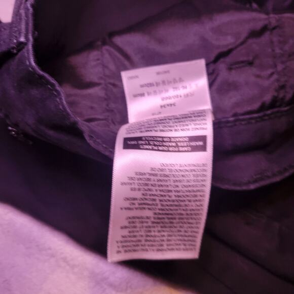 Levis Signature Mens Black S67 Jeans Athletic Straight Leg 34 X34 Zipper Pocket - Picture 8 of 9